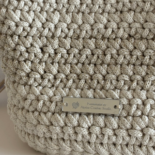The Arwen – Handmade Crochet Crossbody Bag in Ivory