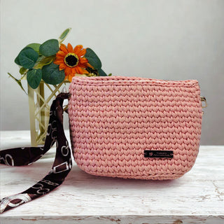 The Misty (Small) – Handmade Crochet Crossbody Bag in Marshmallow