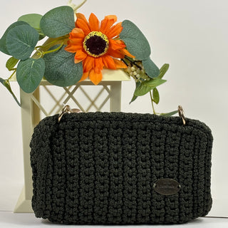 Crochet Cellphone purse - Olive