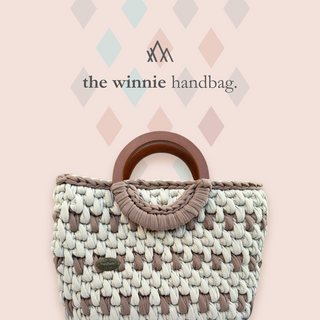 The Winnie Handbag - Brown & Beige