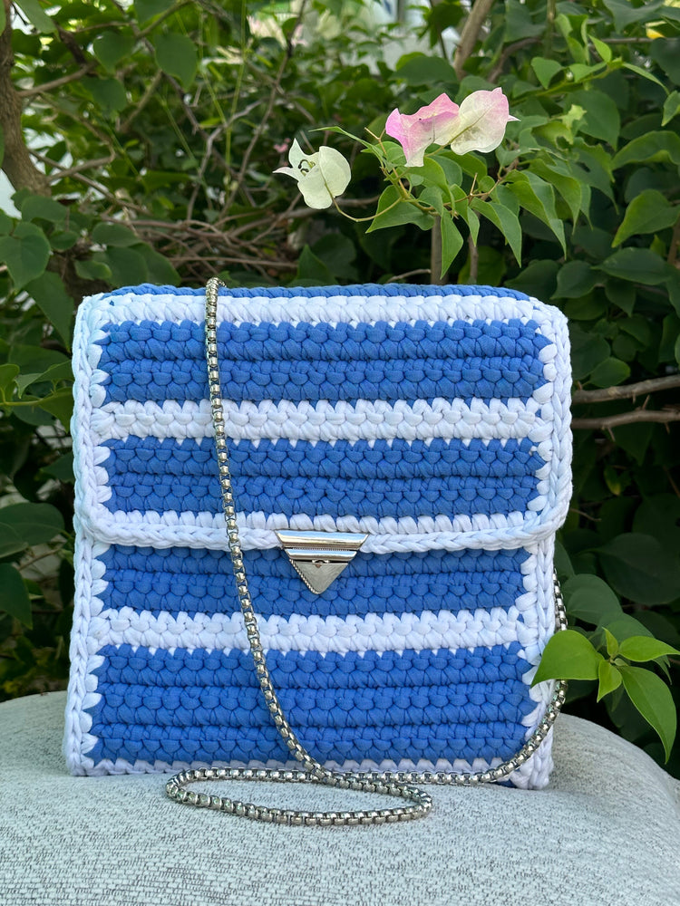 Custom Handmade Crochet Crossbody Purse - The Agnes Handbag