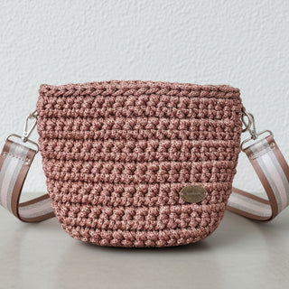 The Arwen Handbag – Handmade Crossbody Crochet  Bag in Copper