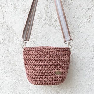 Crochet Crossbody Bag in Copper | The Arwen