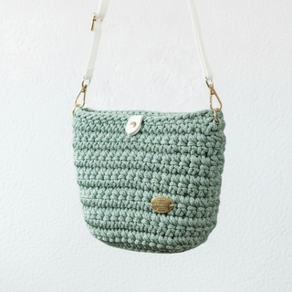 The Arwen (Small) – Handmade Crochet Crossbody Bag in Sage