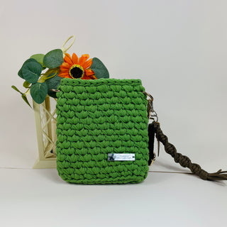 Crochet Clutch - Olive Green