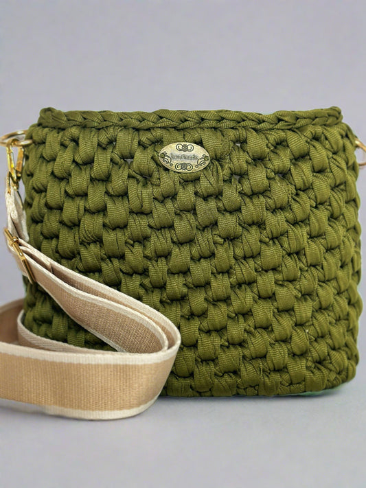 Custom Handmade Crochet Crossbody/Shoulder Handbag - The Winnie Handbag