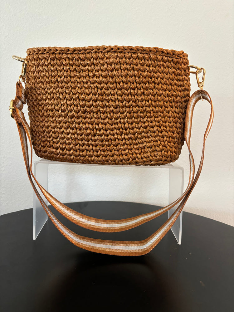 The Misty Handbag - Copper Polyester Yarn