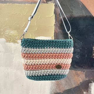 The Arwen Handbag – Handmade Multicolor Crossbody Crochet Bag for Summer