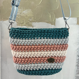 The Arwen Handbag – Handmade Multicolor Crossbody Crochet Bag for Summer