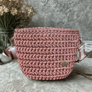 The Arwen Handbag – Handmade Crossbody Crochet  Bag in Copper
