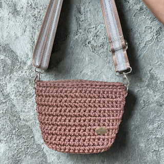 The Arwen Handbag – Handmade Crossbody Crochet  Bag in Copper