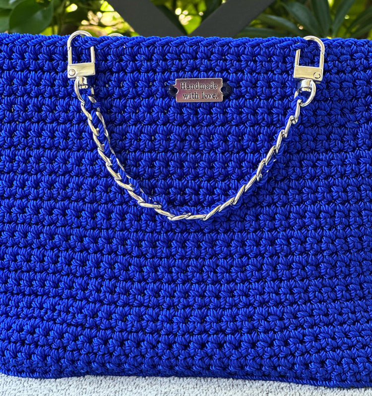 Custom Handmade Crochet Crossbody Purse- The Arwen Handbag Polyester Yarn