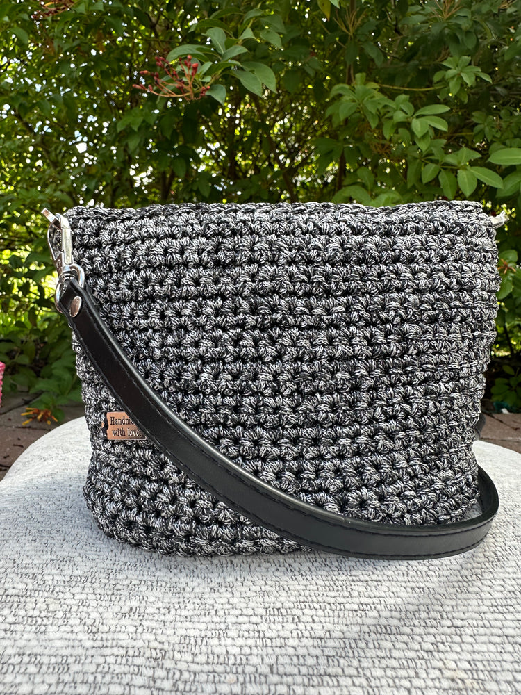 Custom Handmade Crochet Crossbody Purse- The Arwen Handbag Polyester Yarn