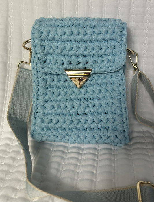 Custom Handmade Crochet Crossbody Purse - The Agnes Handbag