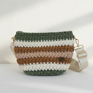 The Arwen Handbag – Handmade Multicolor Crossbody Crochet Bag