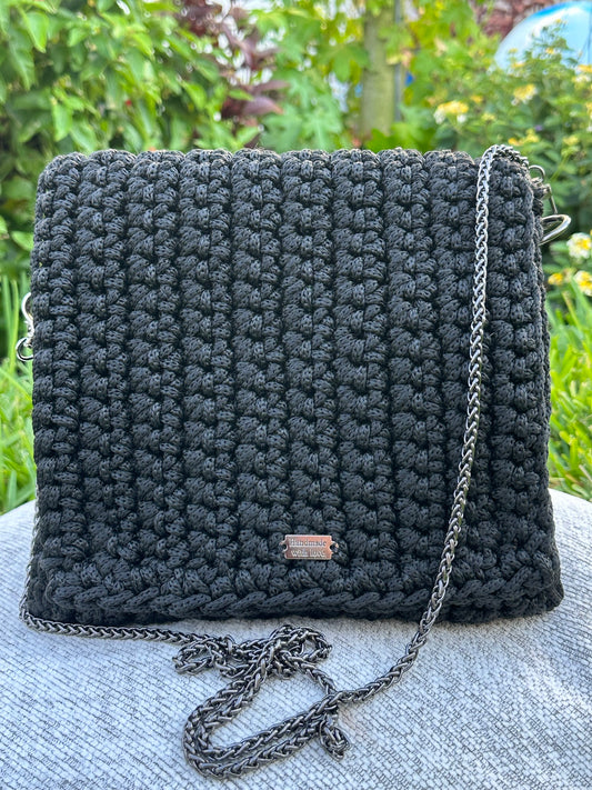 Custom Handmade Crochet Crossbody Purse - The Raquel Handbag