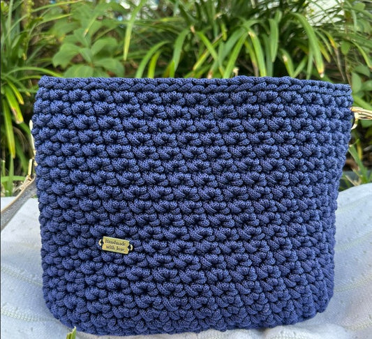 Custom Handmade Crochet Backpack/Purse - The Maria Handbag